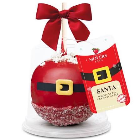 11oz - SANTA Chocolate Caramel Apples SPECIAL!
