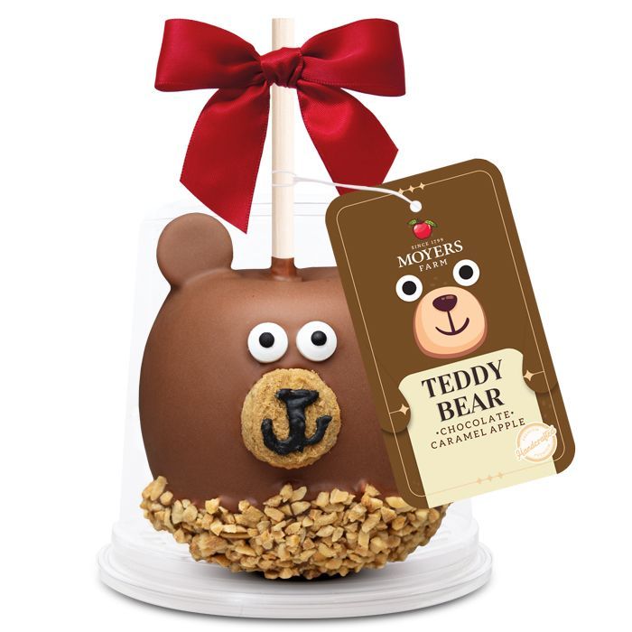 11oz - Teddy Bear Chocolate Caramel Apples SPECIAL!