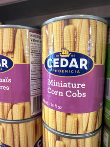 CEDAR -  Miniature Corn Cobs 398ml