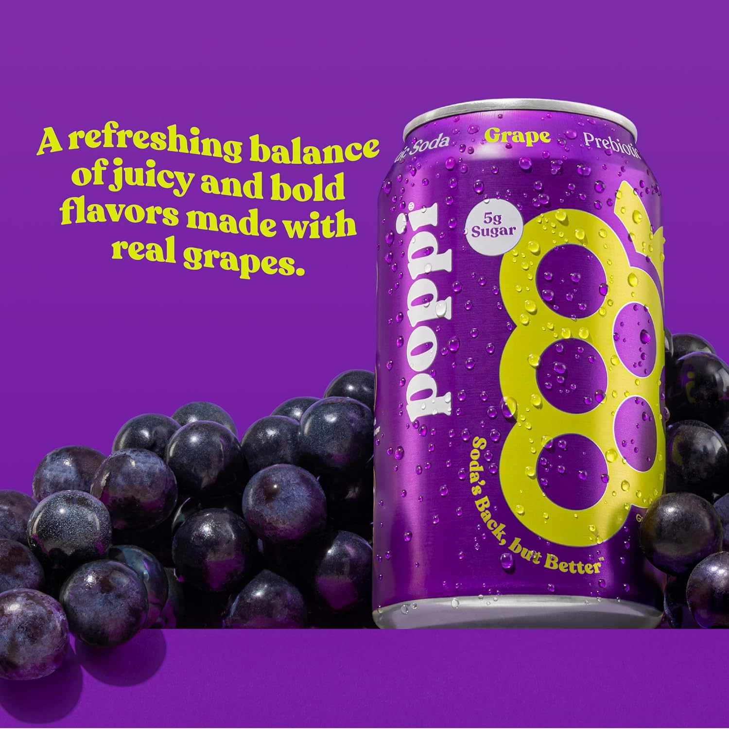 355ml - POPPI SPARKLING 100% GRAPES MUST TRY SPECIAL!