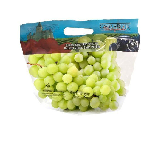 2lb Bag - SWEET Green Seedless Crunchy Grapes SPECIAL!