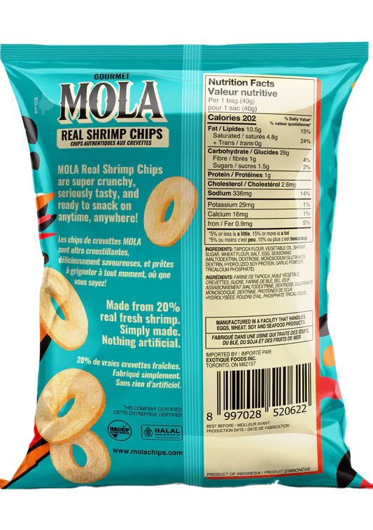 40g - GOURMET Real Shrimp Chips Original Flavour SPECIAL!