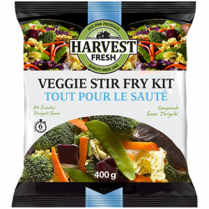 400g - HARVEST Fresh Veggie Stir Fry Kit Comes with Teriyaki Sauce SPECIAL!