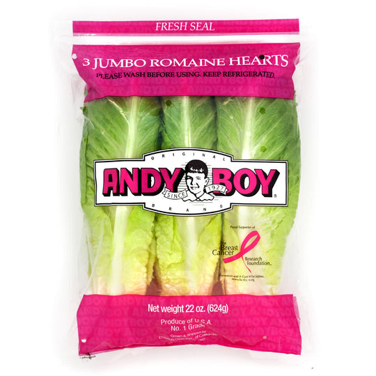 1 Bag - ANDYBOY Romaine Hearts 3-Pack Bag