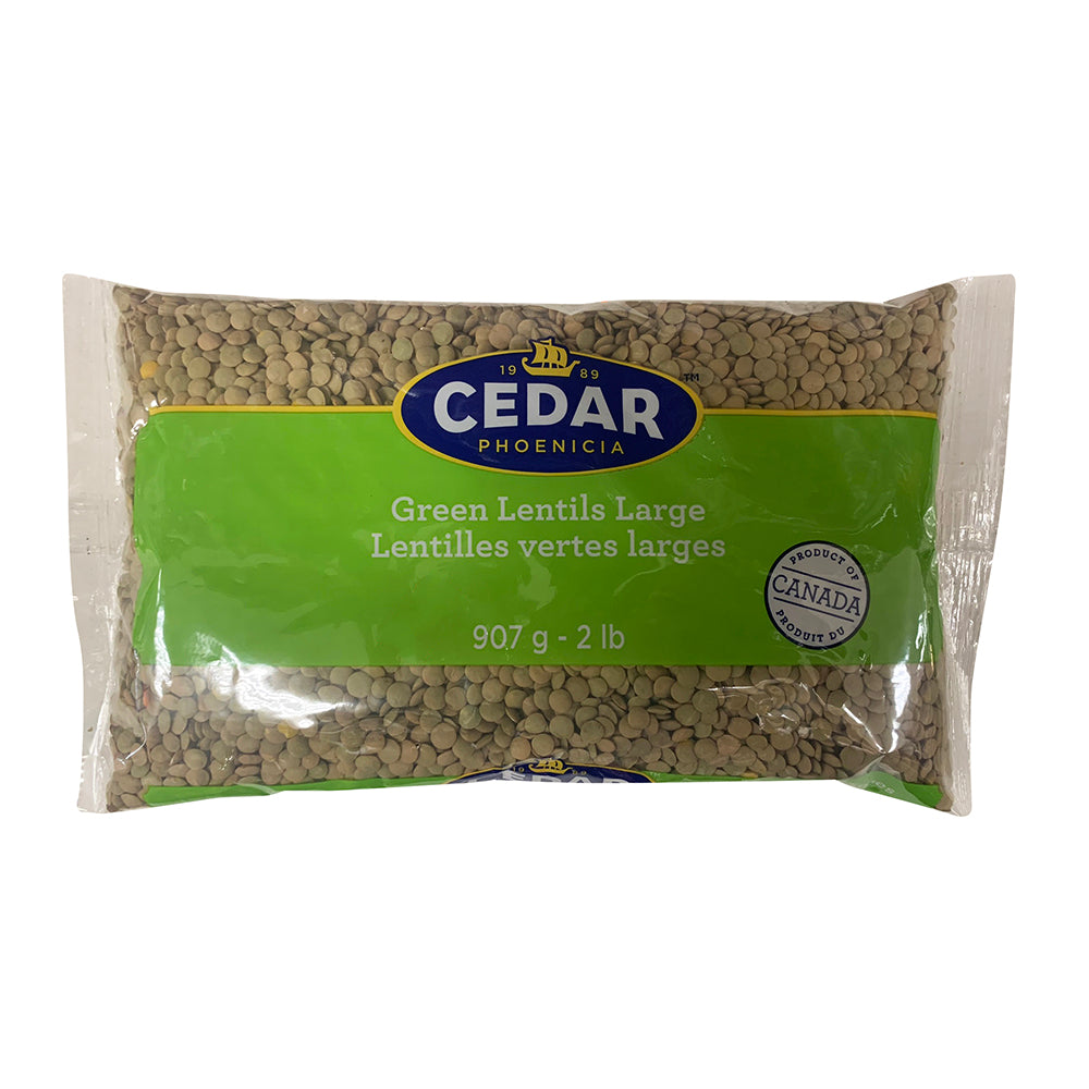 CEDAR Green Lentils Large 2lb