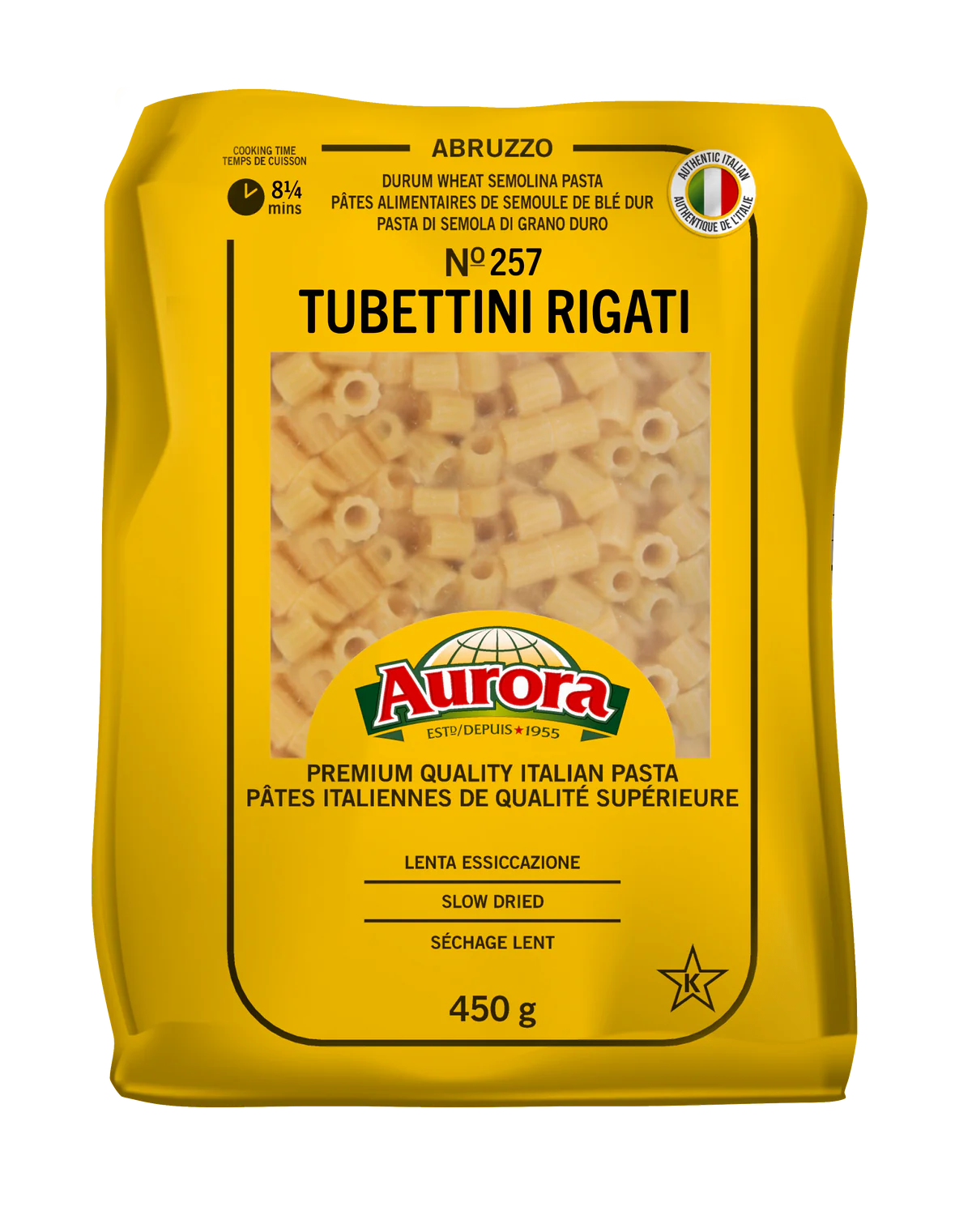 AURORA - Pasta Tubettini Rigati #257