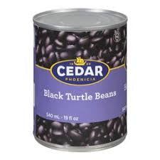 CEDAR - Black Turtle Beans 540 ml