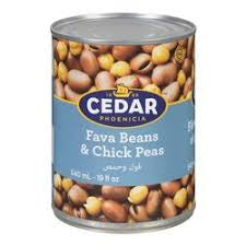 CEDAR - Fava Beans & Chick Peas 540 ml