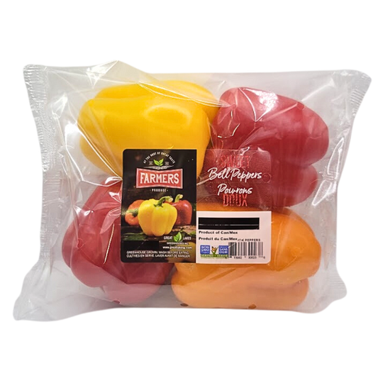 4 Pack - CANADIAN Mixed Bell PEPPER SPECIAL!