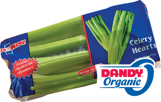 1 Whole - ORGANIC Celery Hearts SPECIAL! BACK TO SCHOOL SNACK!