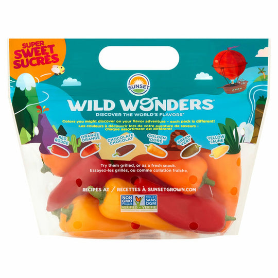 1lb Bag - MINI Sweet Peppers SUPER SPECIAL! BACK TO SCHOOL!