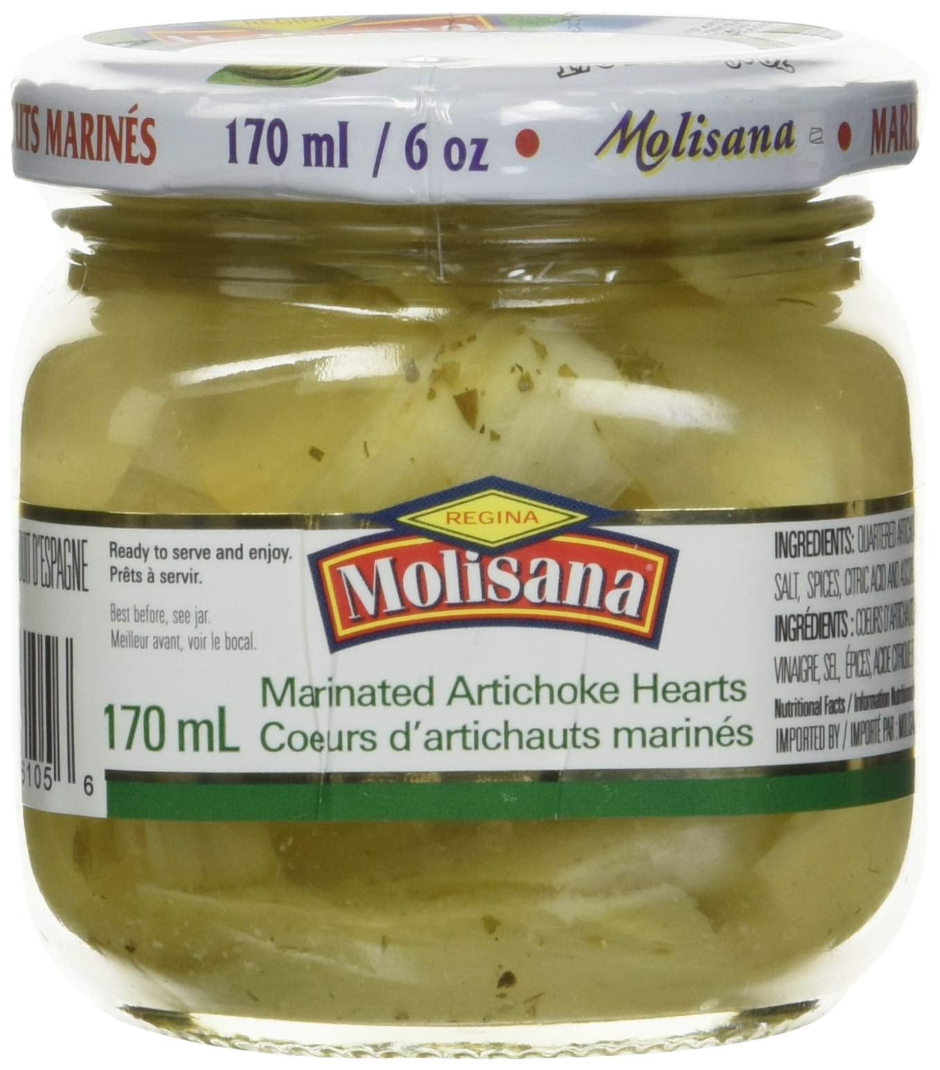 MOLISANA Marinated Artichoke Hearts 170ml