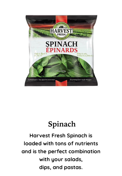 HARVEST FRESH - Spinach SPECIAL!