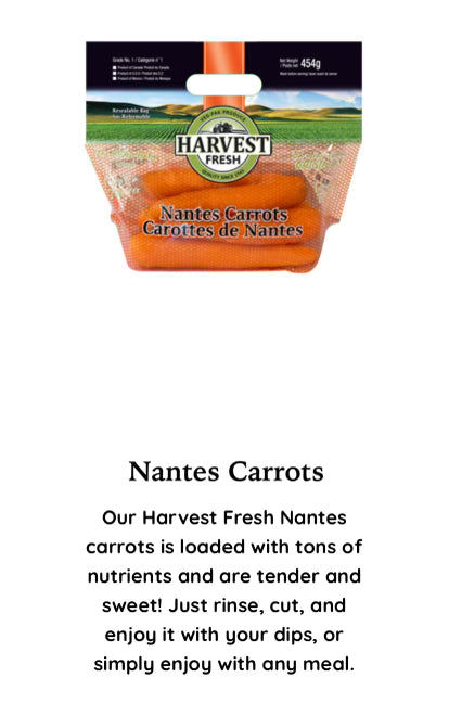 HARVEST FRESH - Nantes Carrots SPECIAL!