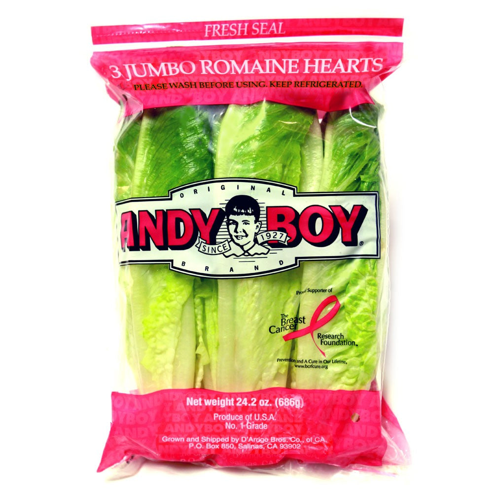 Fresh Romaine Hearts 3-pack Bag SPECIAL!