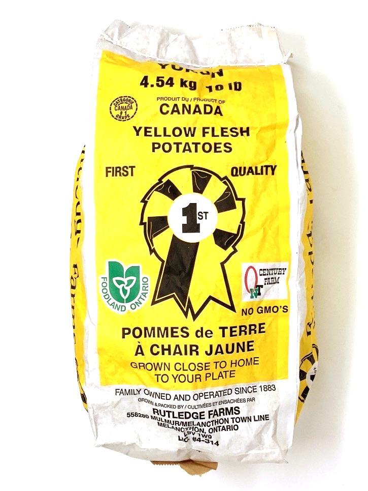 10lb Bag - ONTARIO NEW CROP YUKON Gold Potatoes SPECIAL!