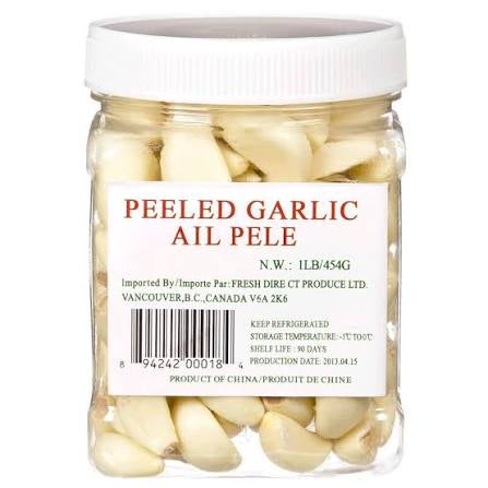 1lb - Fresh Peeled Garlic SPECIAL!