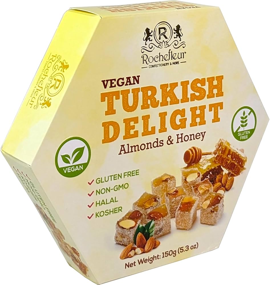 150g - VEGAN Turkish Delight Almonds & Honey SPECIAL!