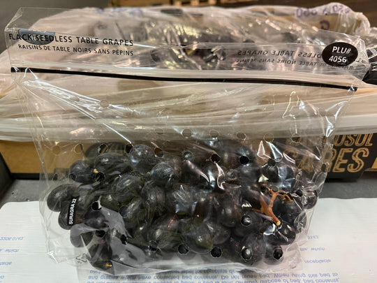 2lb Bag - SWEET Black Seedless Grapes MUST SUPER SPECIAL!