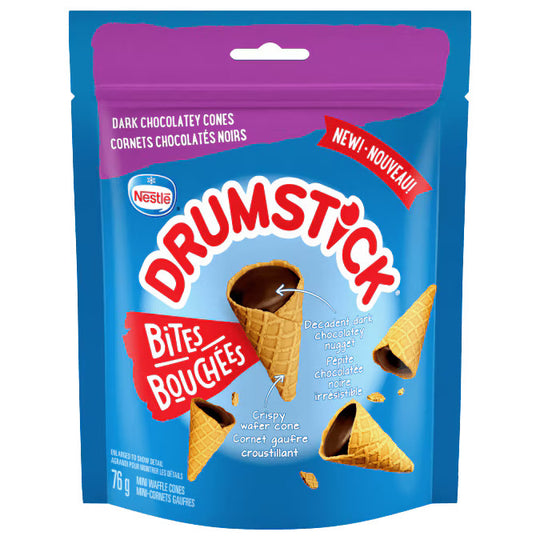 Nestle -  Dark Chocolate Drumstick Bites Chocolate Cones - SPECIAL!