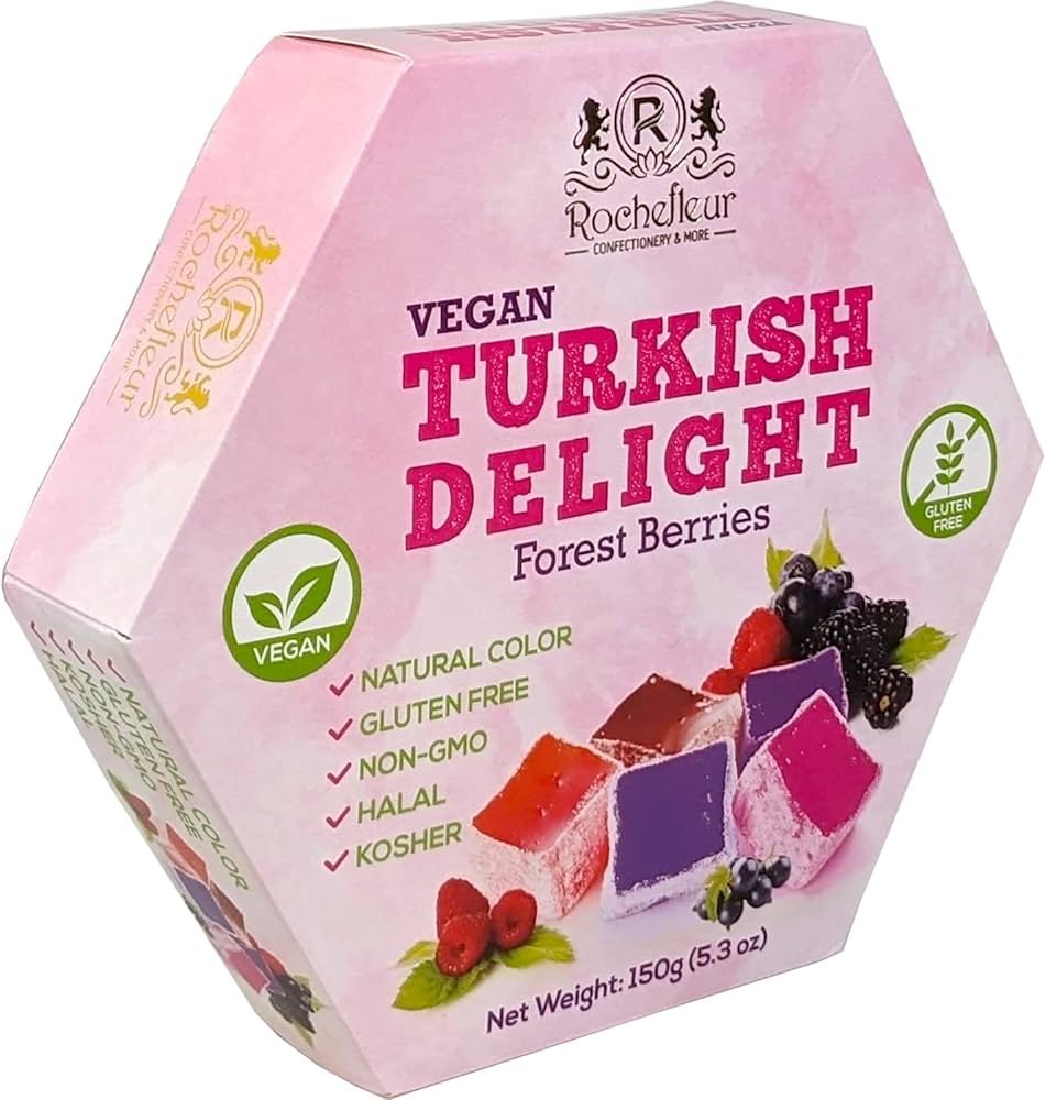 150g - VEGAN Turkish Delight FOREST BERRIES SPECIAL!