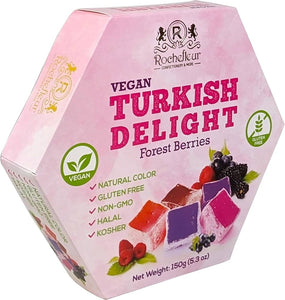 150g - VEGAN Turkish Delight FOREST BERRIES SPECIAL!