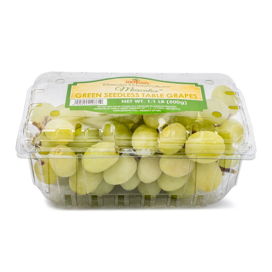 500g - LARGE Sweet & CRUNCHY Green Seedless Grapes MUST TRY SPECIAL!