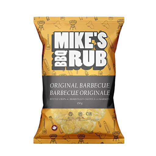 150g - MIKE’S BBQ Rub Original BBQ KETTLE COOKED Chips SPECIAL!