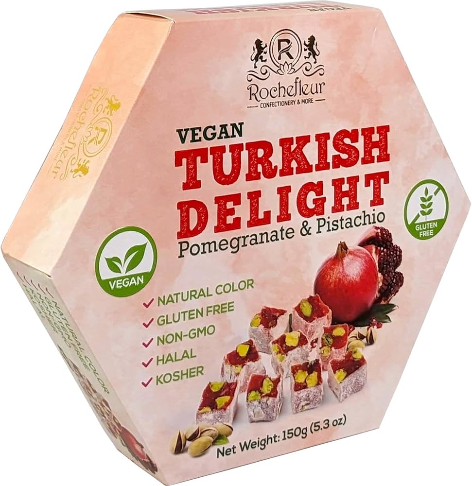 150g - VEGAN Turkish Delight Pomegranate & Pistachio SPECIAL!