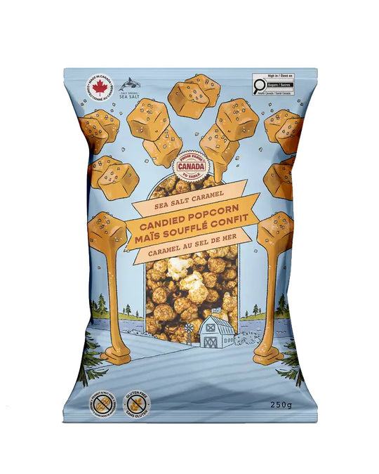 250g SEA SALT CARAMEL Candied Popcorn SPECIAL!