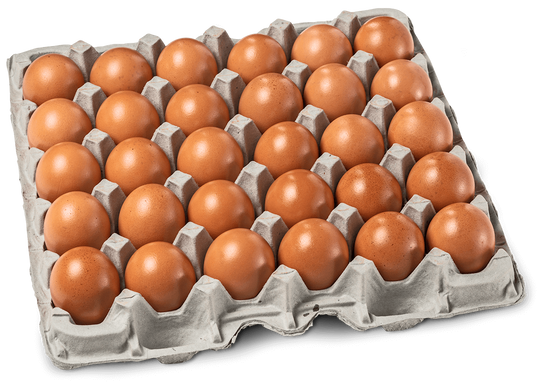 30 Flat - ORGANIC Free Range Large Brown Eggs SPECIAL!