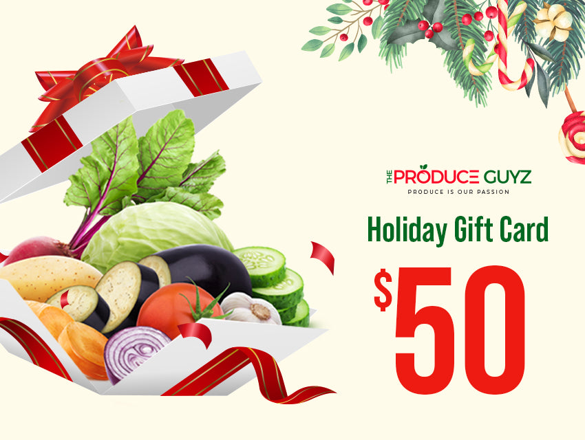 The Produce Guyz $50 Holiday Gift Card