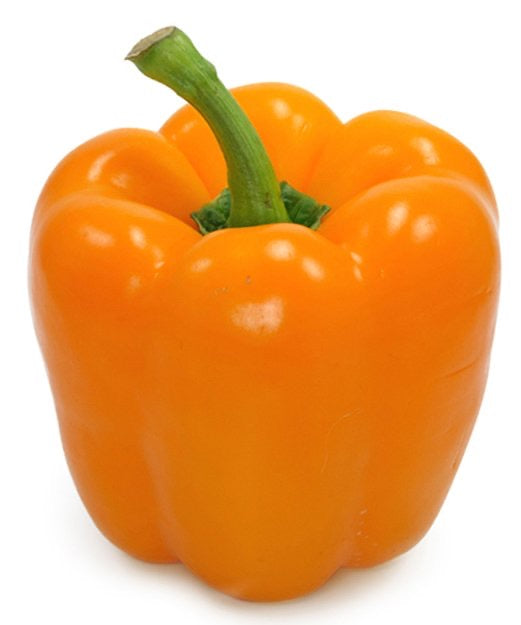 1 PC - Fresh ORGANIC Orange Pepper