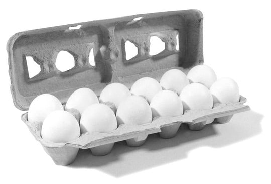 Size 12 Dozen - PREMIUM LARGE FREE-RANGE WHITE EGGS