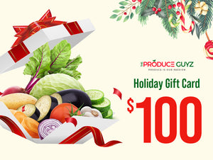 The Produce Guyz $100 Holiday Gift Card