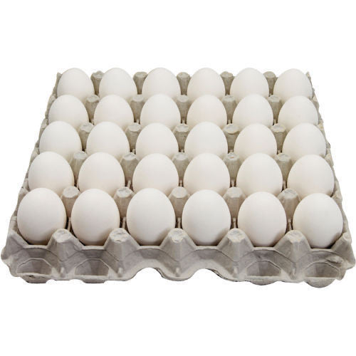 30 Flat - Free Range Large White Eggs SPECIAL!
